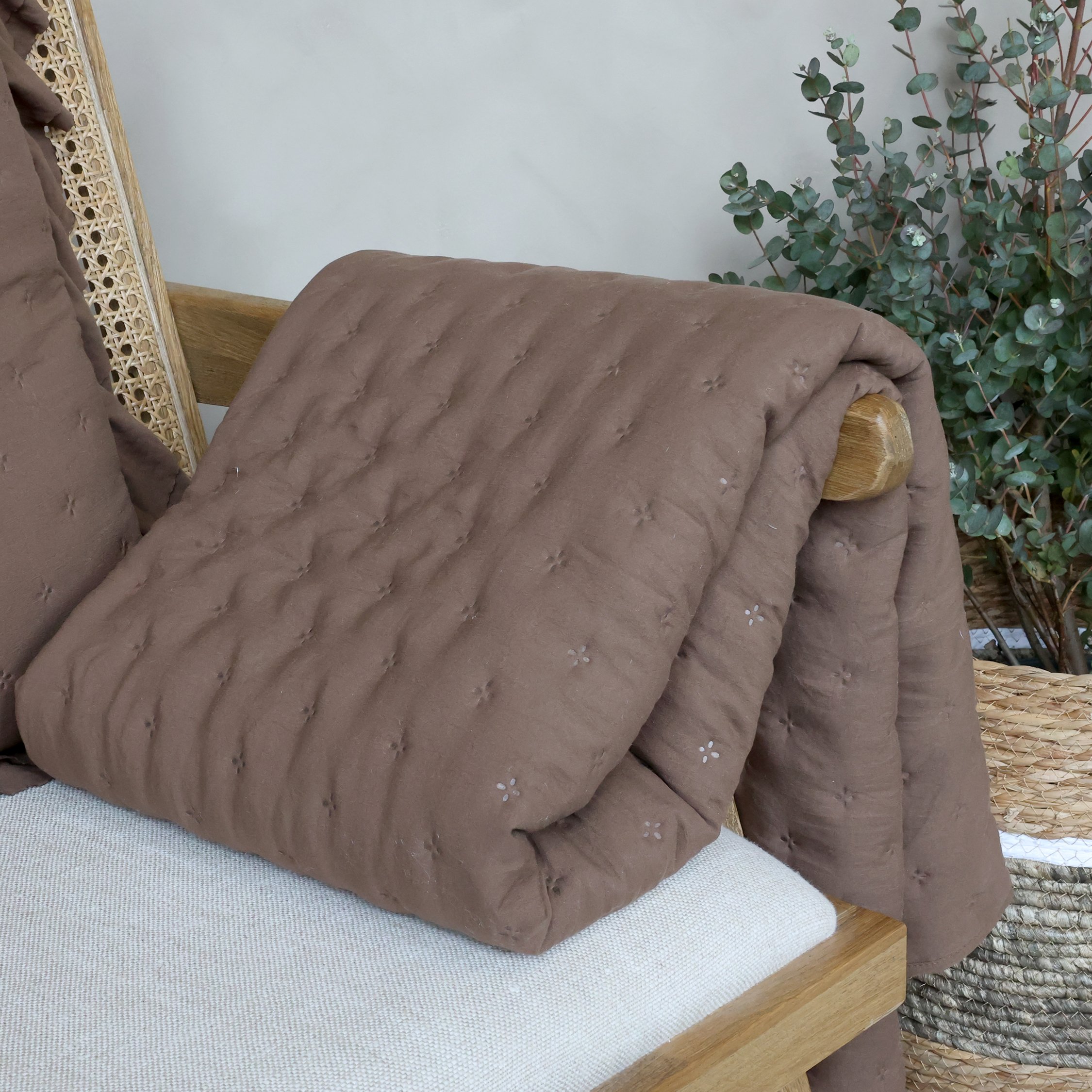 Chic Antique, Aix, Soft Quilt, L180/B130 cm., Valn�d