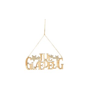 Speedtsberg, Skilt, Gldelig jul, 23 x 10cm. 