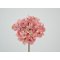 DEKO FLORALE, Kunstig hortensia, 40 cm, gammel rosa