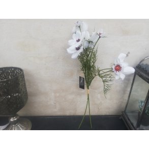 DEKO FLORALE, Cosmea, 48 cm, hvid