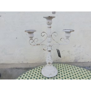 DEKO FLORALE, Lysestage - 3 armet, antique 