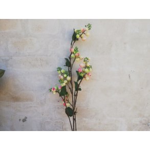 DEKO FLORALE, Snebrgren, 73 cm, hvid/lyserd