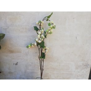 DEKO FLORALE, Snebrgren, 73 cm, hvid/grn