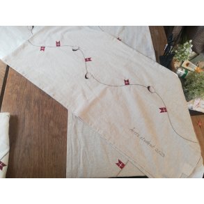 Speedtsberg, Bordlber (natur), student (rd hue), 35x160cm 