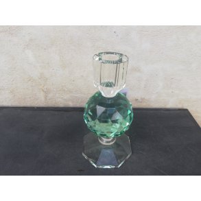 Speedtsberg, Noa, Lysestage (krystal), D9x20 cm., Klar/aqua/klar