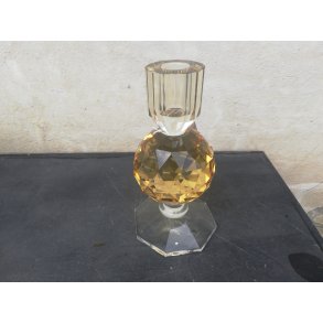 Speedtsberg, Noa, Lysestage (krystal), D9x20 cm., lys gr/gul/klar