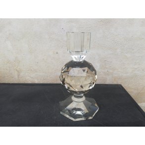 Speedtsberg, Noa, Lysestage (krystal), D9x20 cm., klar/varm gr