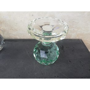 Speedtsberg, Noa, Fyrfadsstage (krystal), D10x13 cm., klar/aqua