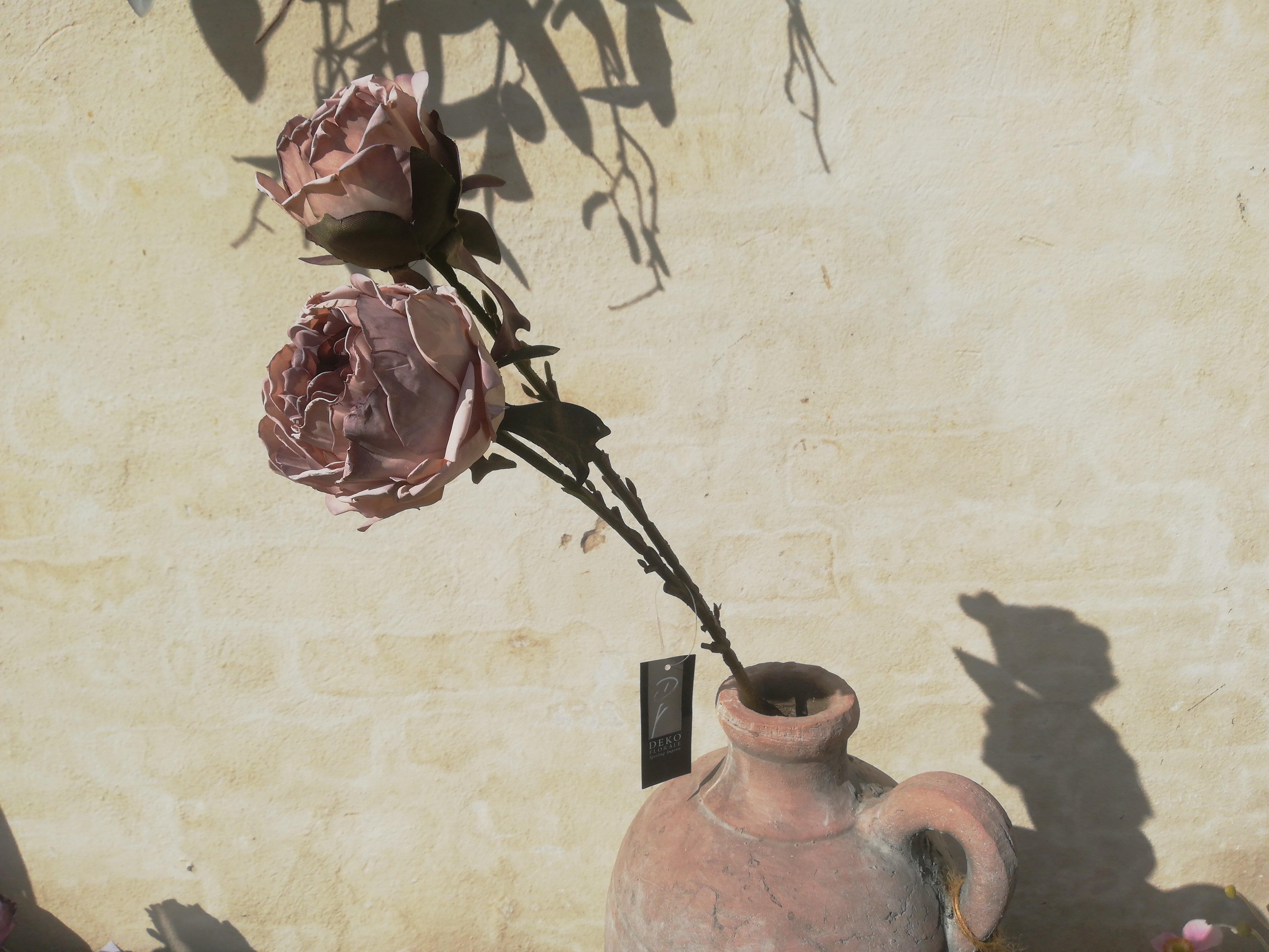 DEKO FLORALE, Kunstig pon (trret udtryk), 50 cm., gr