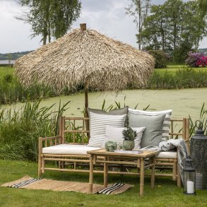 Speedtsberg, Pude (ensfarvet), 50 x 50 cm., mrkegrn melange