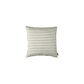 Speedtsberg, Pude med smalle striber, 50 x 50 cm., army/hvid