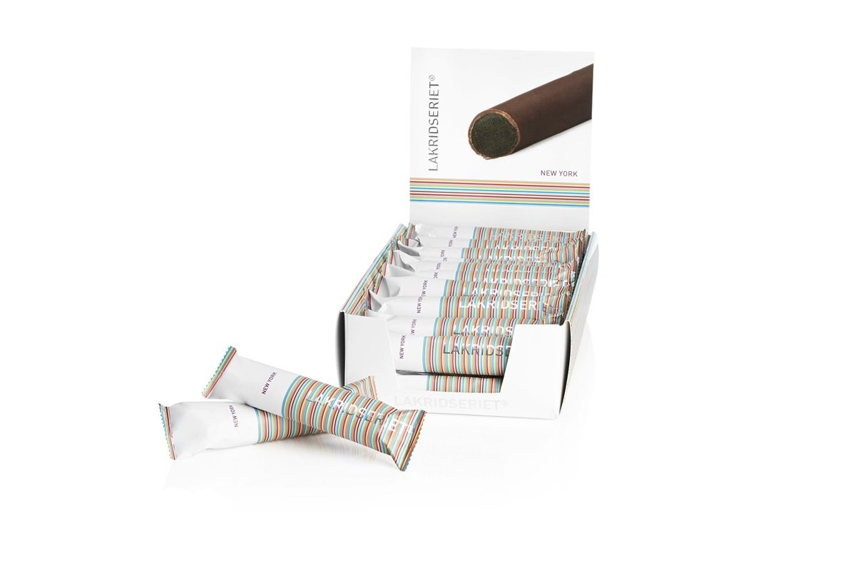 Lakridseriet, S�d lakrids med fl�dechokolade, 55g