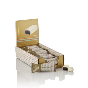 Lakridseriet, 50g Sydney, Dob. overt. R�d/Hvid chokolade, 