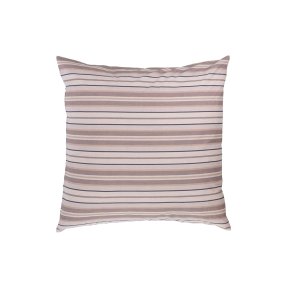 Speedtsberg, Pude med striber (flere), 60 x 60 cm., lyserd/natur