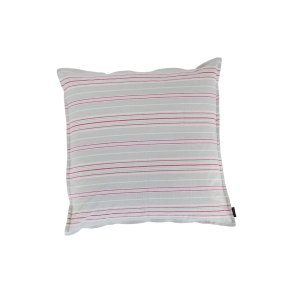 Speedtsberg, Pude med striber (flere), 60 x 60 cm., gr/lyserd/grn