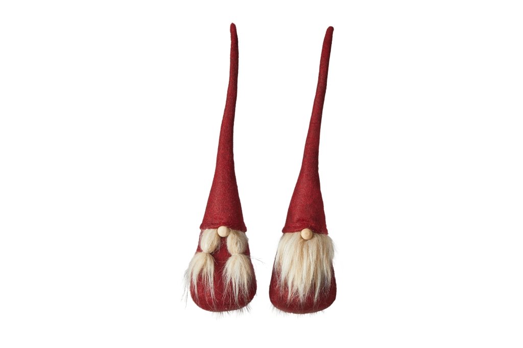 Speedtsberg, Kaj og Line nisse, H36 cm., rd