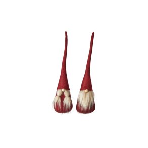 Speedtsberg, Kaj og Line nisse, H36 cm., r�d