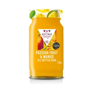 Cottage Delight, Passion & Mango Curd 315 g. - BEDST FR 31/1-26