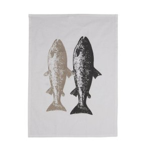 Fondaco, Viskestykke, med fisk sort/beige