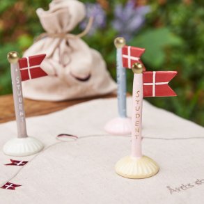 Speedtsberg, Flag, Student, 14 cm. (3 varianter), pr. stk. 
