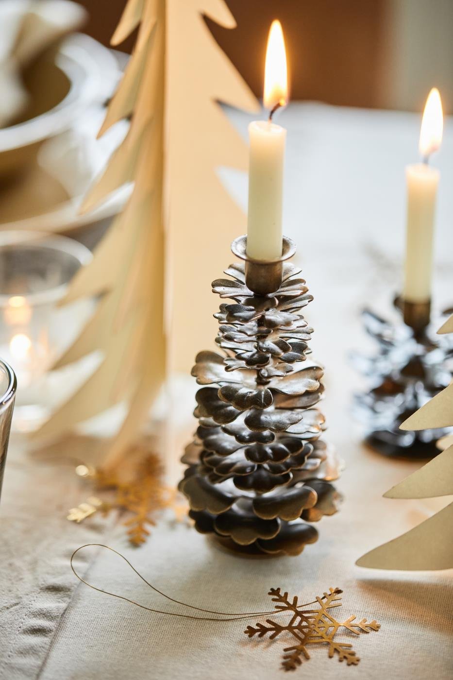 Ib Laursen, Stage til 1,3 cm lys kogle, messingfarve (hj)