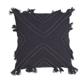 Fondaco, ROPE, Pude med syninger, MARINE, 48 x 48 cm.