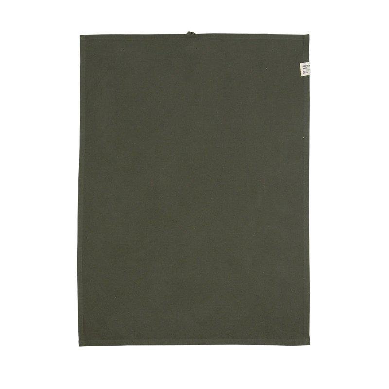 Fondaco, VIDE, Viskestykke, 50 x 70 cm., M�rk gr�n
