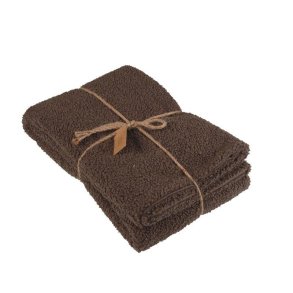 Fondaco, TED, Plaid, 120x150cm., Brun