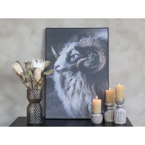 Chic Antique, Billede med vdder og sort ramme