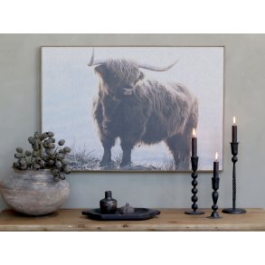 Chic Antique, Billede med tyr i tr ramme