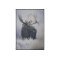 Chic Antique, Billede med elg og sort ramme