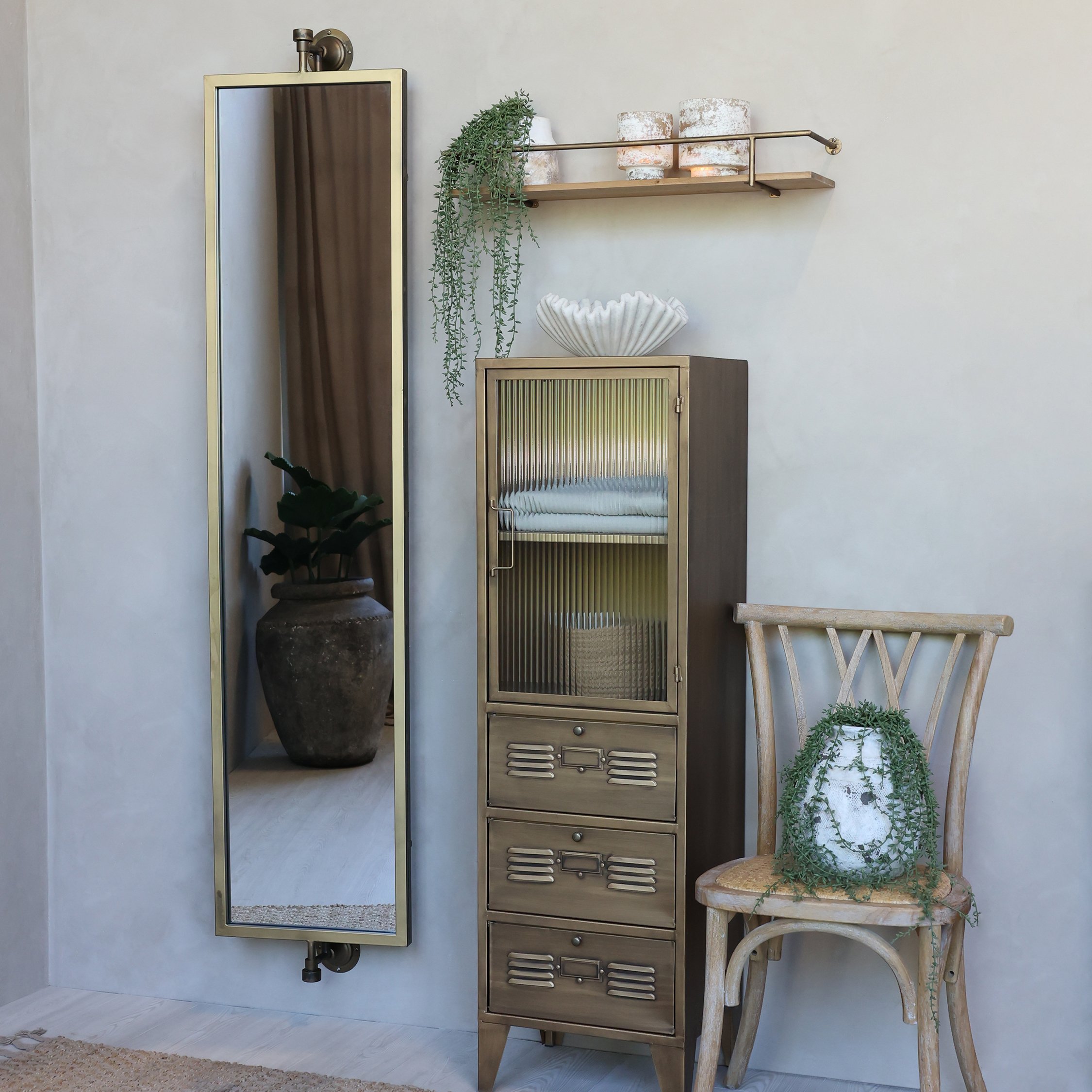 Chic Antique, Spejl til v�g, H189,5 cm. 