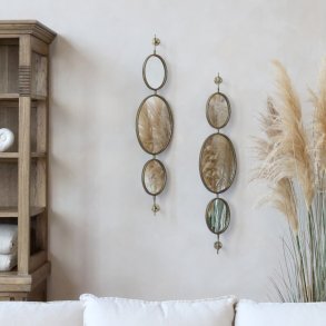 Chic Antique, Spejl til v�g, antique messing