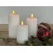 La Vida, LED Bloklys med mnster, D7 cm, hvid
