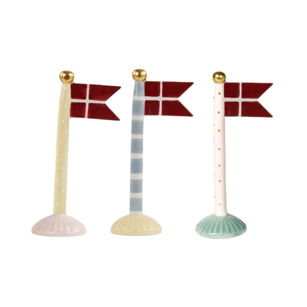 Speedtsberg, Flag, 19 cm. (3 varianter), pr. stk. 
