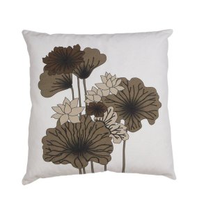 Fondaco, BELLA, Pude med fyld, Hvid, 48 x 48 cm.