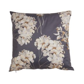 Fondaco, Pudebetrk med blomster (grafit), Andrea, 45 x 45 cm.