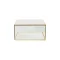 Speedtsberg, Kasse med l�g, 25x25x13 cm, antik guld