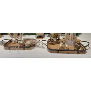 La Vida, Trbakke med rustik kant, aflang