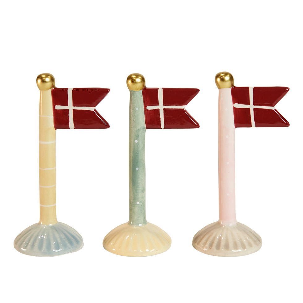 Speedtsberg, Flag, 14 cm. (3 varianter), pr. stk. 