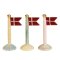 Speedtsberg, Flag, 14 cm. (3 varianter), pr. stk. 