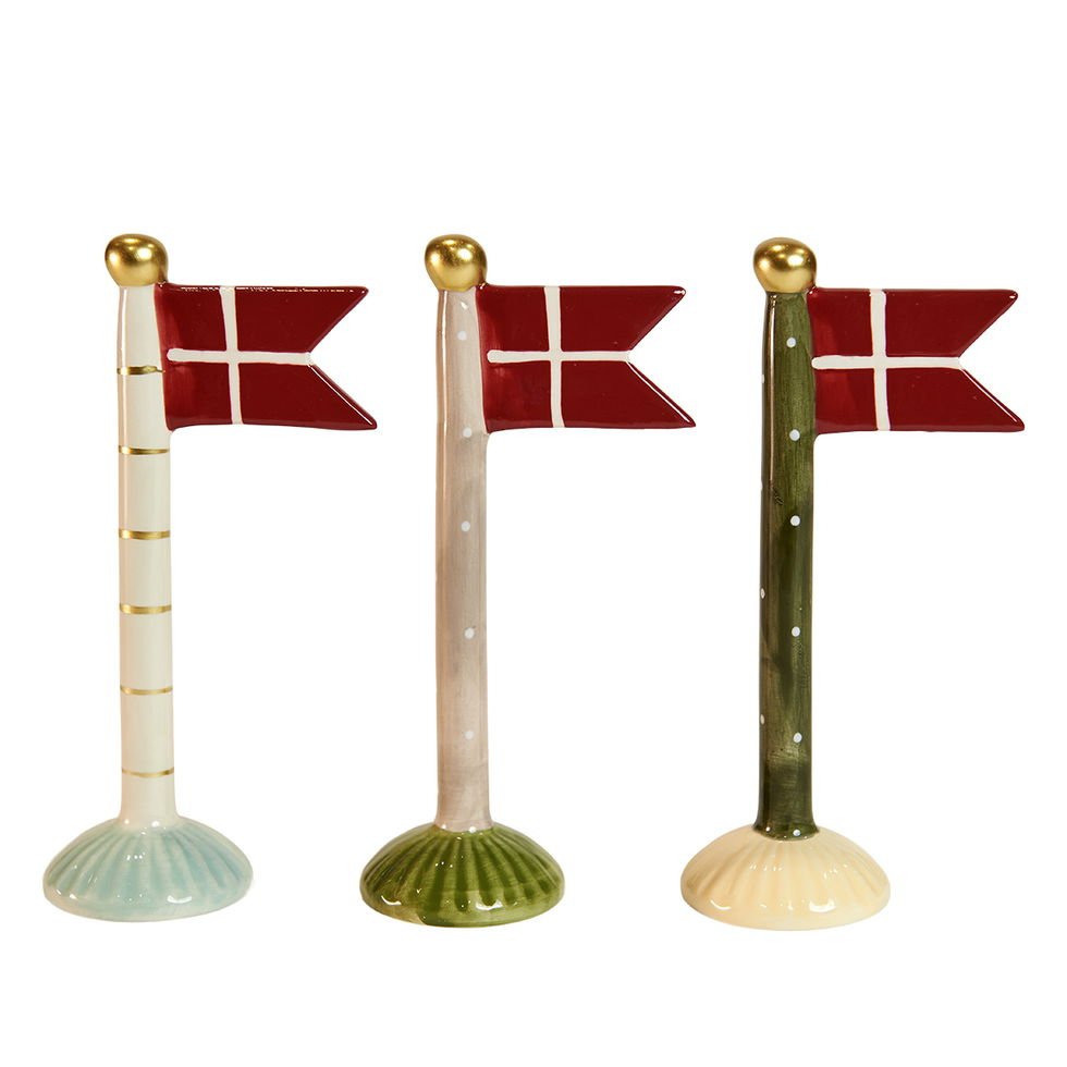 Speedtsberg, Flag, 19 cm. (3 varianter), pr. stk. 