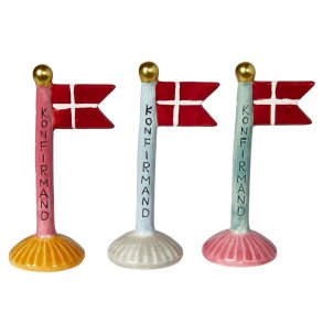 Speedtsberg, Flag, 14 cm. Konfirmand, (3 varianter), pr. stk. 