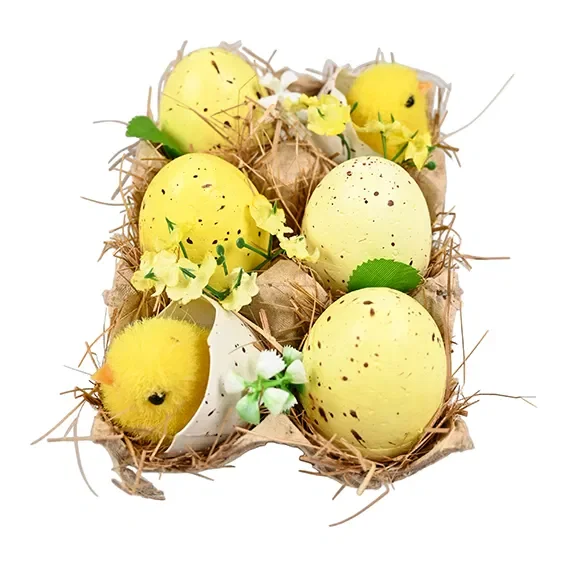 Det Gamle Apotek, P�ske�g, 6 stk. i bakke