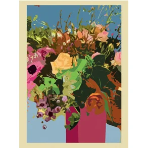 La Vida, Kort med blomsterbuket