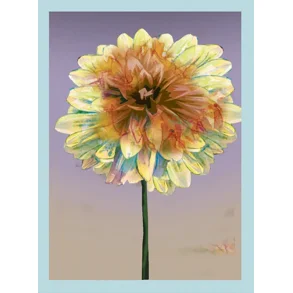 La Vida, Kort med blomst (gul)