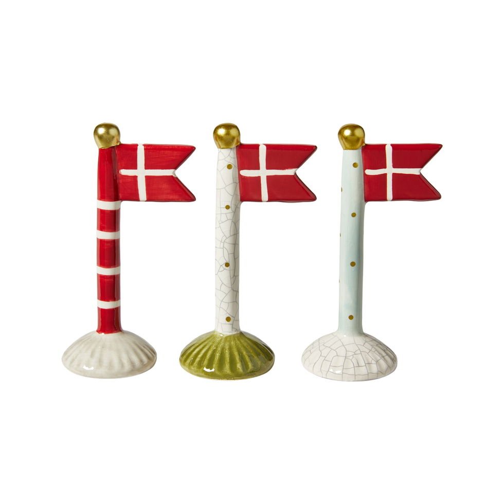 Speedtsberg, Flag, 14 cm. (3 varianter), pr. stk. 