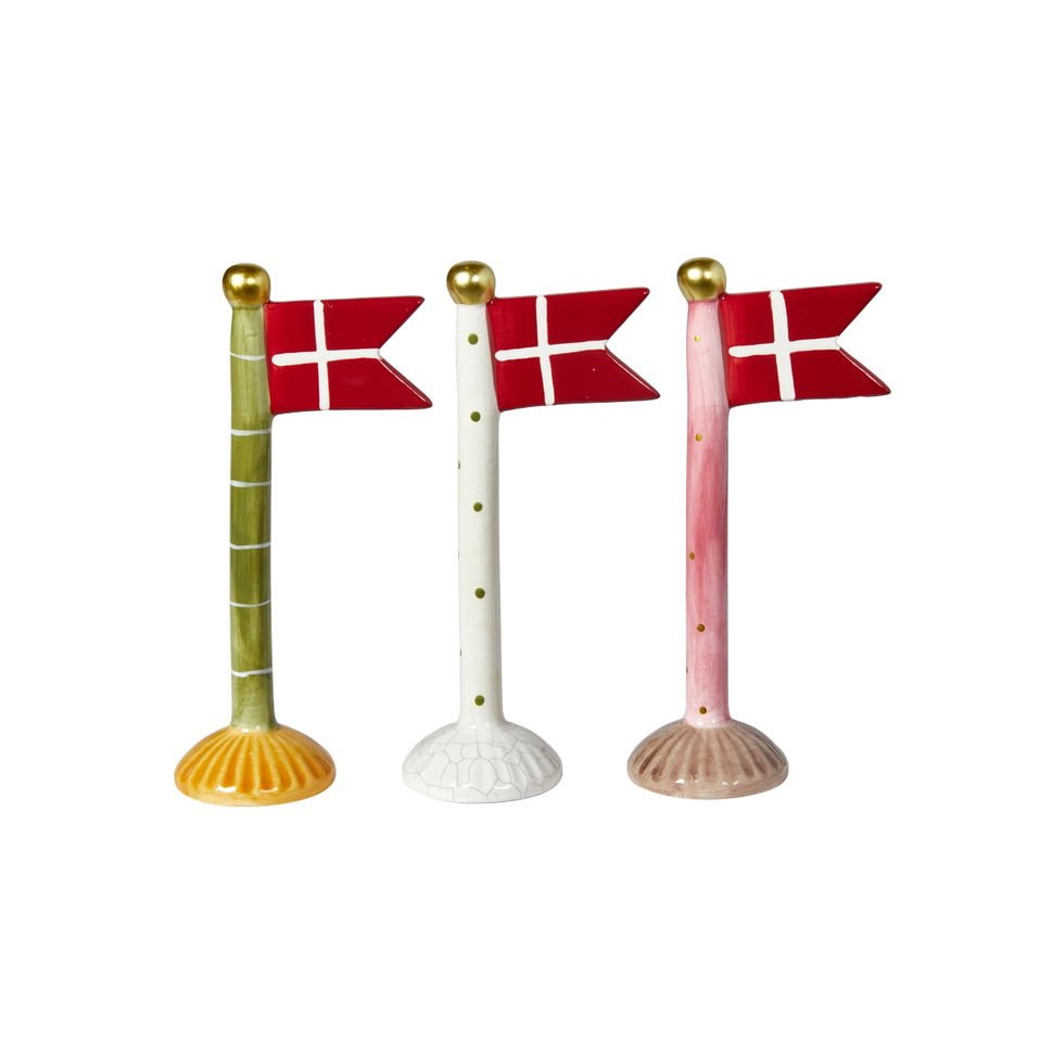 Speedtsberg, Flag, 19 cm. (3 varianter), pr. stk. 