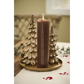 Ib Laursen, Kalenderlys 1-24, prget tal, hazelnd, stearin, svanemrket