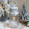Chic Antique, Fransk stald Lanterne med riller inkl. pre og timer, antique hvid